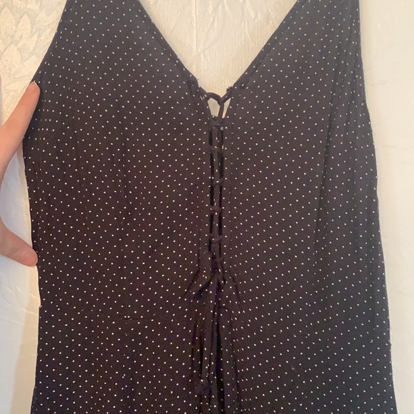 Black polka dot romper - Picture 3 of 5